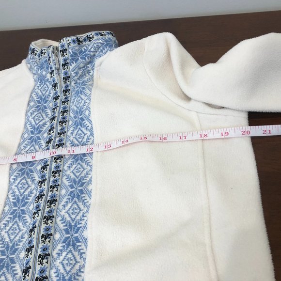 LL Bean Women’s Fleece Zip Up Fleece Jacket Size M Pre-Owned. - Picture 7 of 16